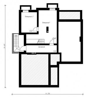 Проект просторного двухэтажного дома с подвалом